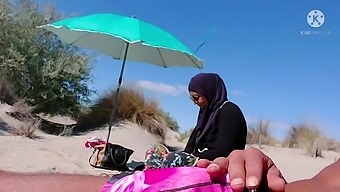 I Frightened This Muslim By Pulling Out My Penis At The Beach.