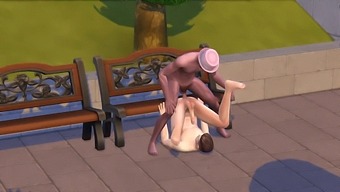 Sims 4: Watch Two Gay Men Fucking In The Park