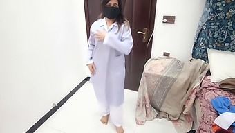 Sobia Nasir'S Sensual Striptease In Her College Dorm