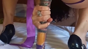 A Woman Uses A Sex Toy To Achieve Multiple Orgasms And Ejaculate Freely