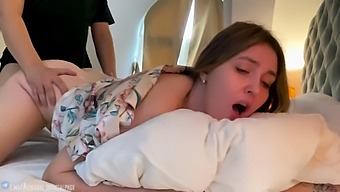 Russian Teen Gets Intimate With Stepmom In Hotel Room