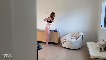 Redhead Milf Disobeys Rules And Has Sex In A Rental House While The Homeowner Is Away