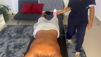 Satisfying Massage Session Leads To Unexpected Cumshot