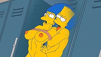 Marge, The Busty Housewife, Experiences Intense Pleasure As She Is Filled With Hot Sperm In All Her Holes