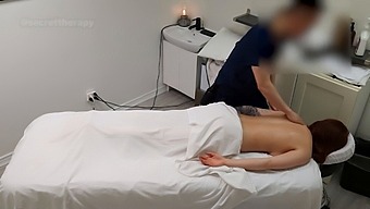 A Housewife With A Sexy Figure Receives An Unexpected Massage From Her Husband At The Spa