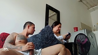 I Pleasure Myself By Observing My Stepsister'S Buttocks, And When She Stumbles Upon Me With My Penis Inactive, She Craves To Straddle It