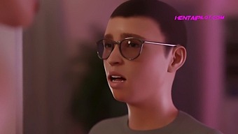 3d Animated Stepmother Helps Her Stepson With His Performance Anxiety.